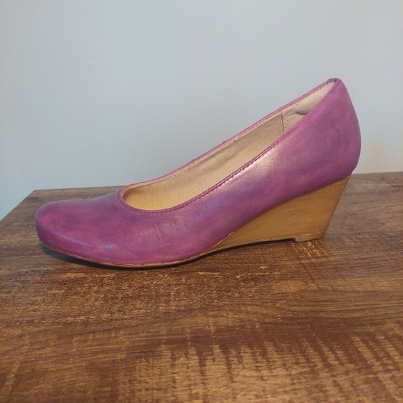 Hand dyed/painted wedges - Picture 8 of 11